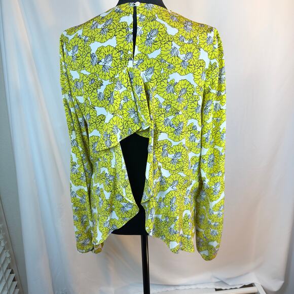 Robert Rodriguez Floral Blouse With Open Arm Styling S - Picture 8 of 8
